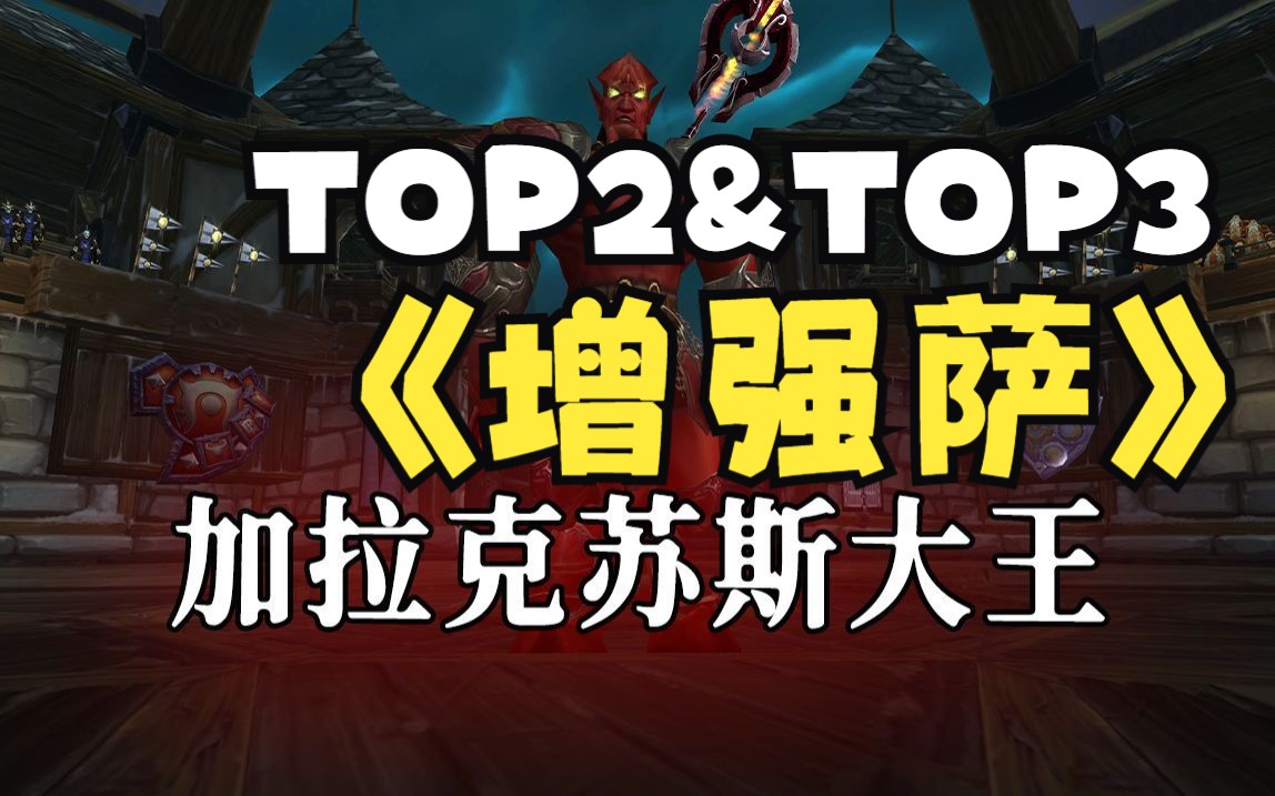 【魔兽佳琦】世界TOP2&TOP3TOC老2加克拉苏斯大王增强萨视角魔兽世界