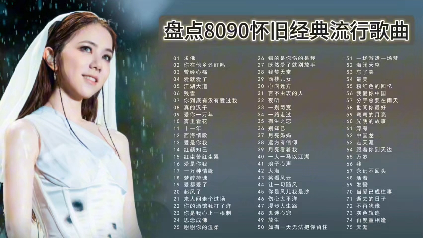 八九十年代的流行乐，每一首都是无法复刻的时代记忆