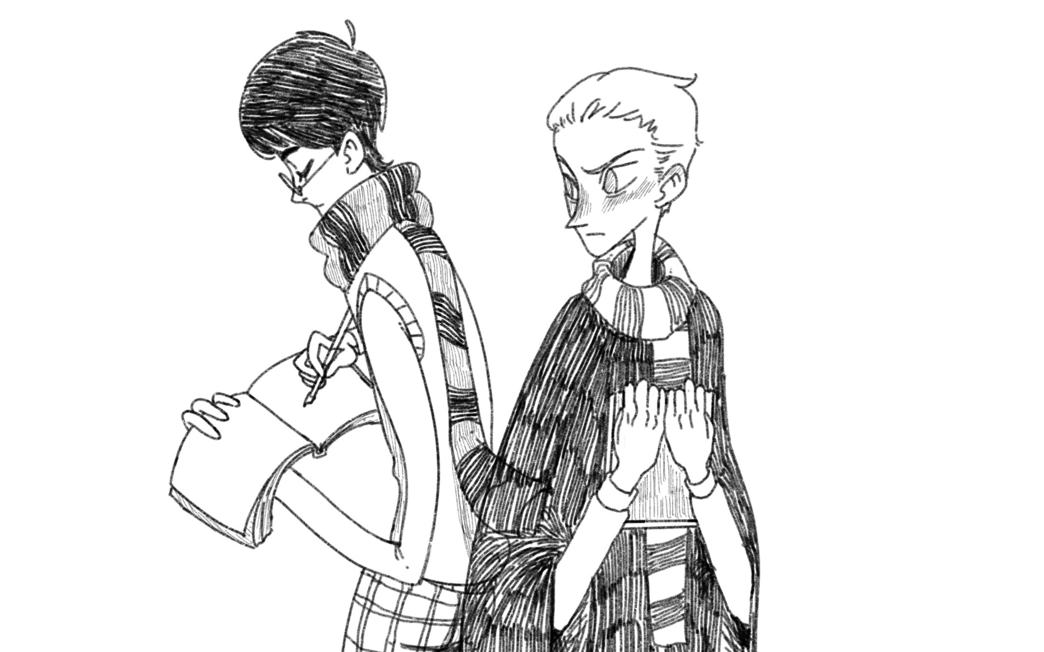 【ipad 】闲的摸鱼画个德哈cp_哔哩哔哩 (゜-゜)つロ 干杯~-bilibili