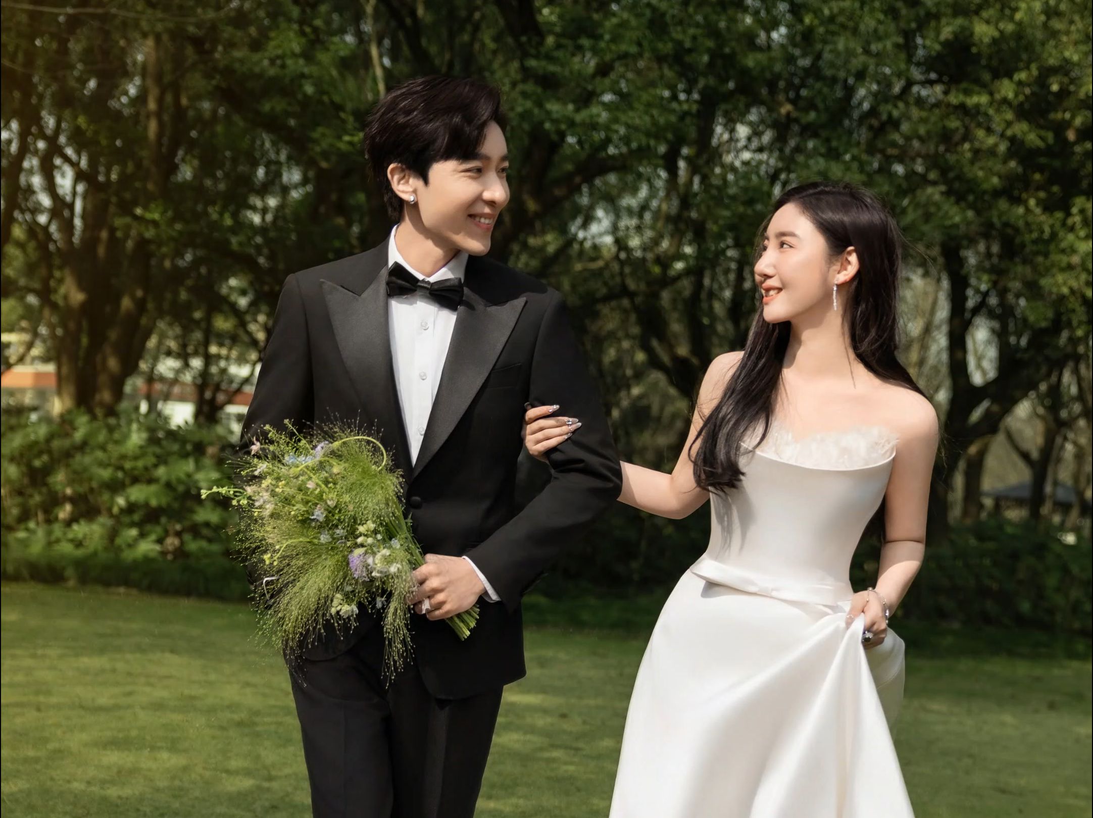 夏日森系小清新婚纱照98少女感up up!