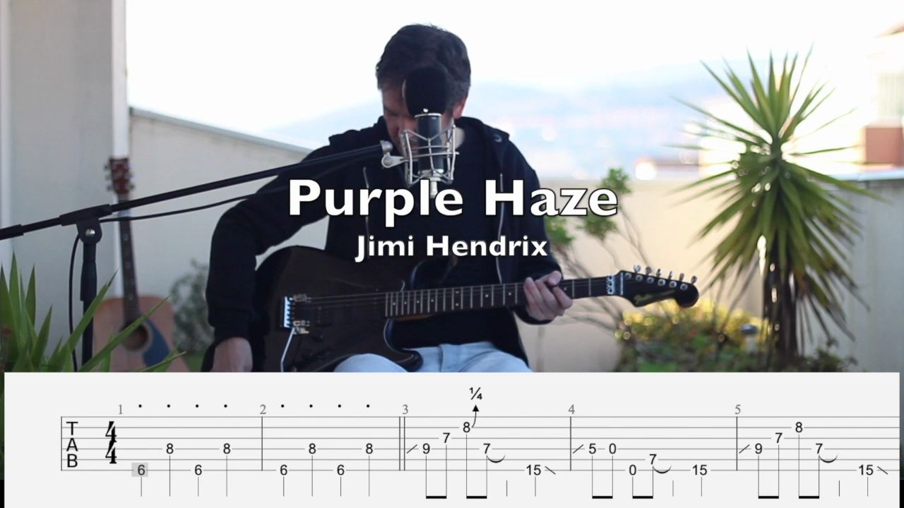 [图]【带谱】大叔 Purple Haze 带谱清晰演示