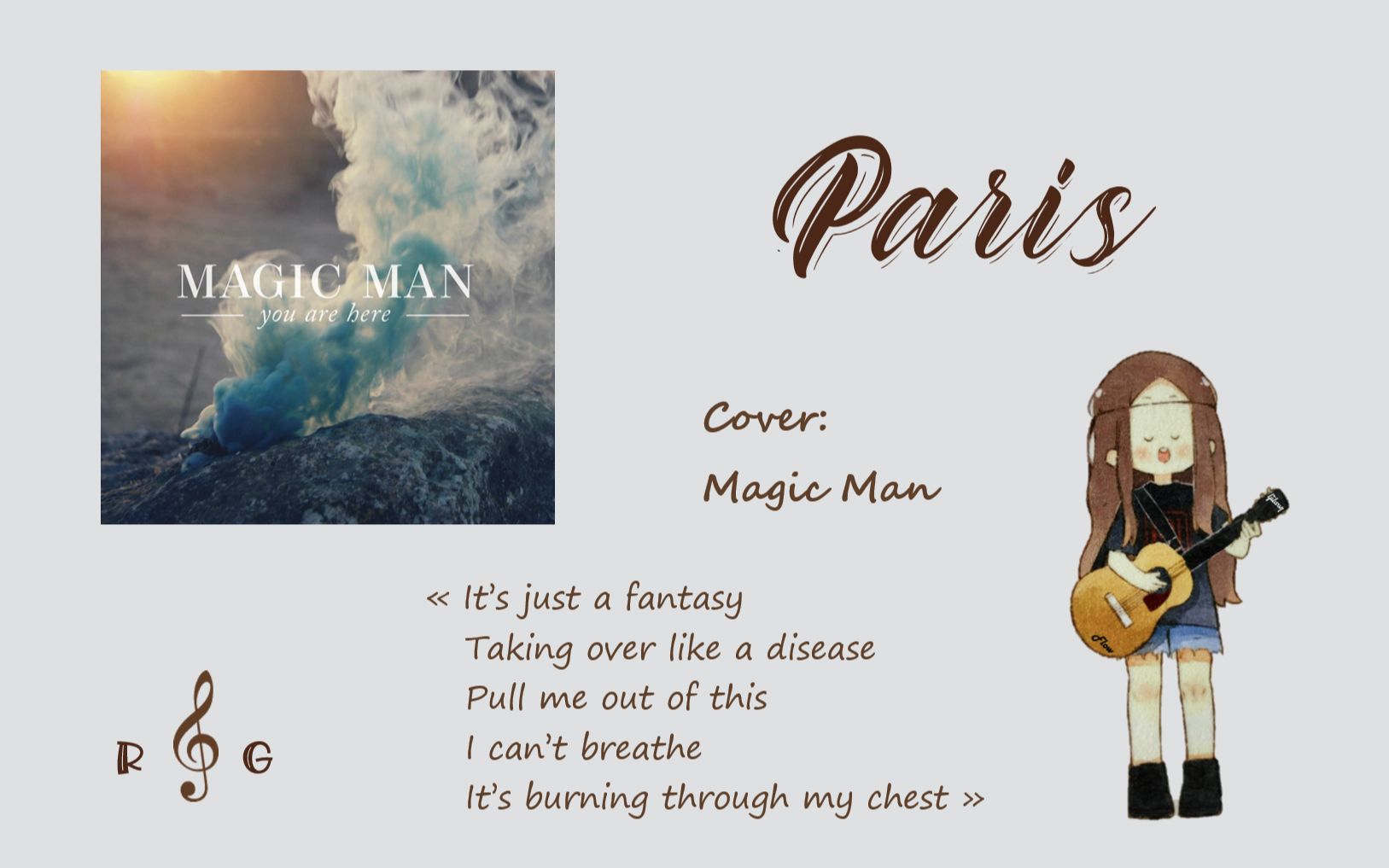 [图]【RG翻唱】Paris (Cover: Magic Man)