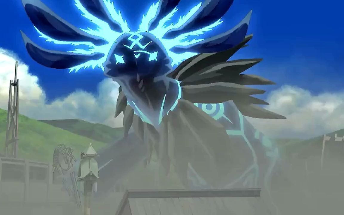 【魁拔】脉兽一步步走近蛮吉,吸收他进入体内,蛮吉和脉兽合二为一