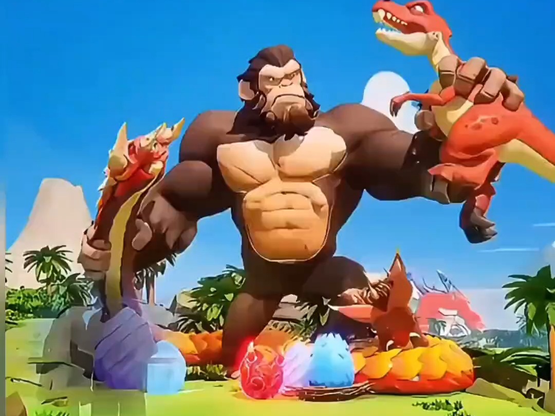 猿族时代之大猩猩欺负霸王龙