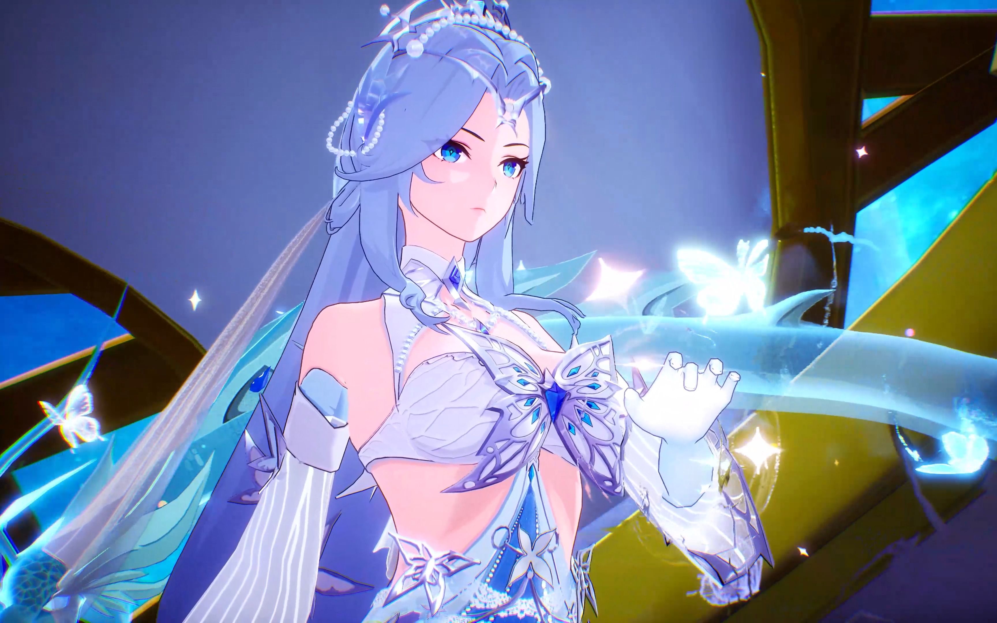 如此典雅的御姐你拒绝得了吗?菲欧娜情人节高定星月予卿4k实机展示