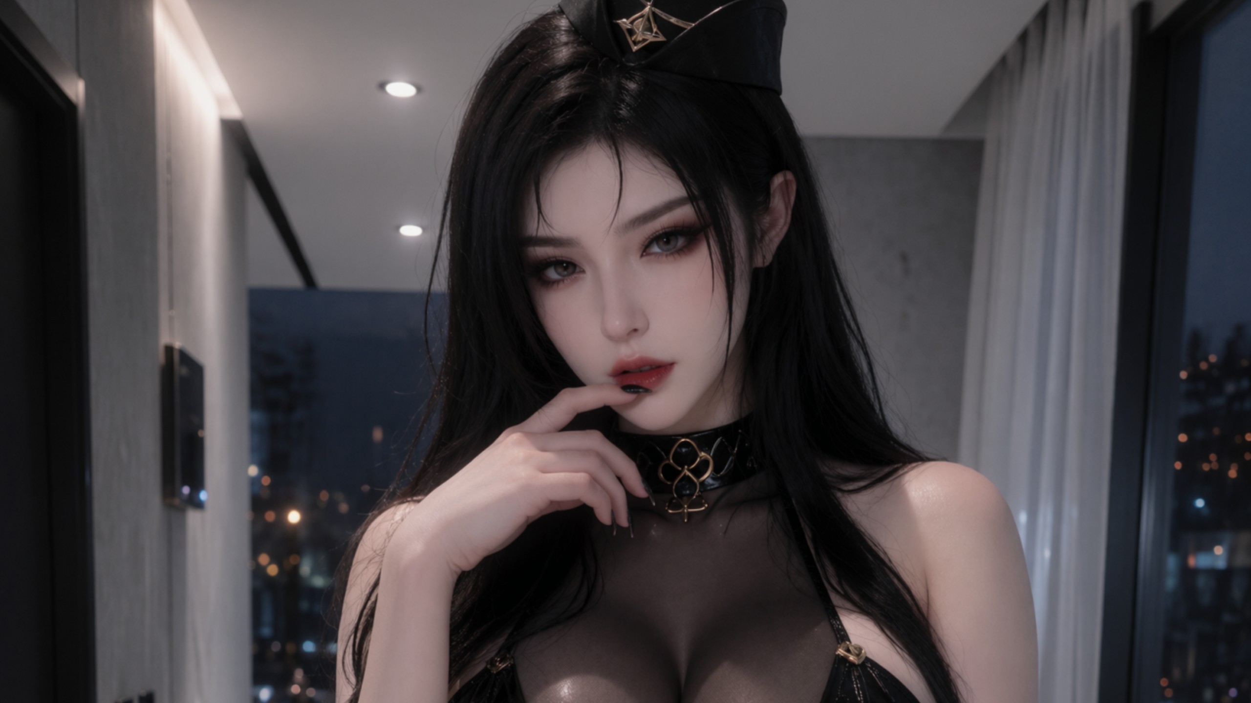 黑色御#把你的想法大胆告诉姐姐