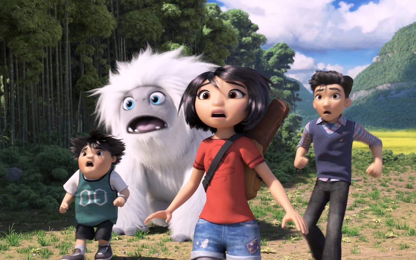 【动漫/怪物/蠢萌】张子枫配音的小女孩护送雪山野人回到喜马拉雅老家