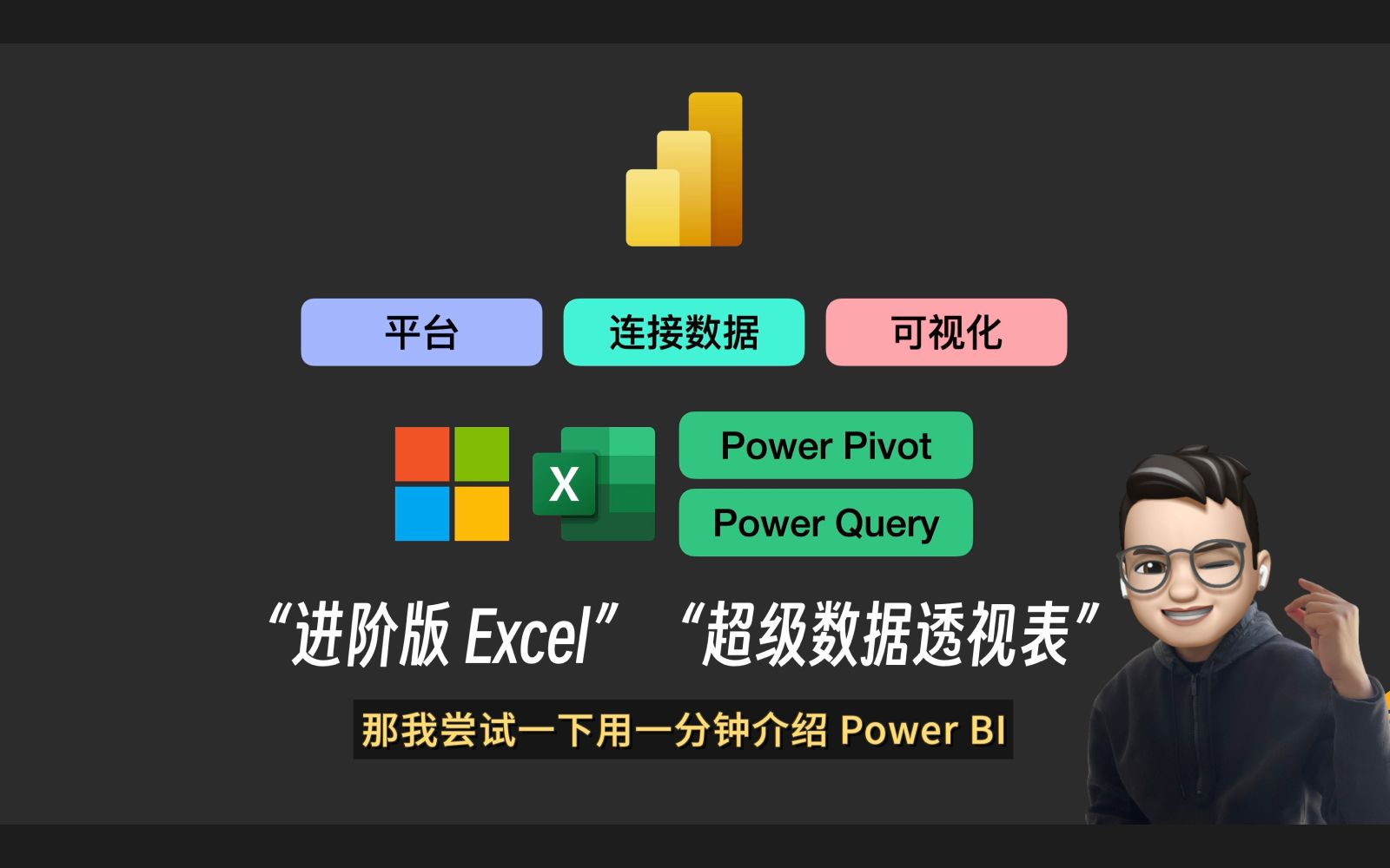 如何用1分钟介绍“什么是Power BI”?| PowerBI系统课程#1