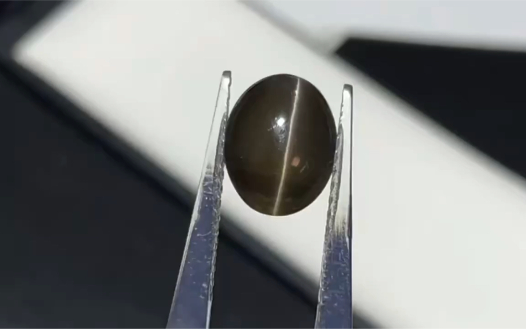 新年福利天然矽线石猫眼528克拉猫眼笔直犀利品质超赞88111mm新年特价