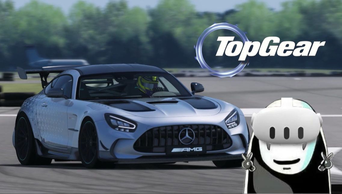 顶级回放真的有当年topgear stig环节的感觉!奔驰amg gtr