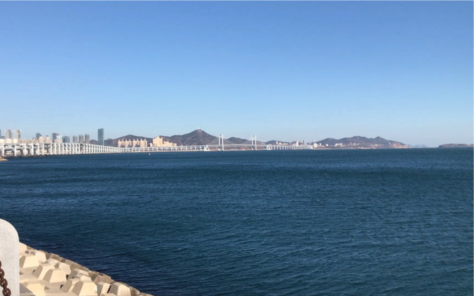 大连高新区阳光蔚蓝海岸风景2020.11.27.