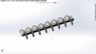 Скачать видео: Solidworks绘制螺旋叶片的小技巧，你知道吗