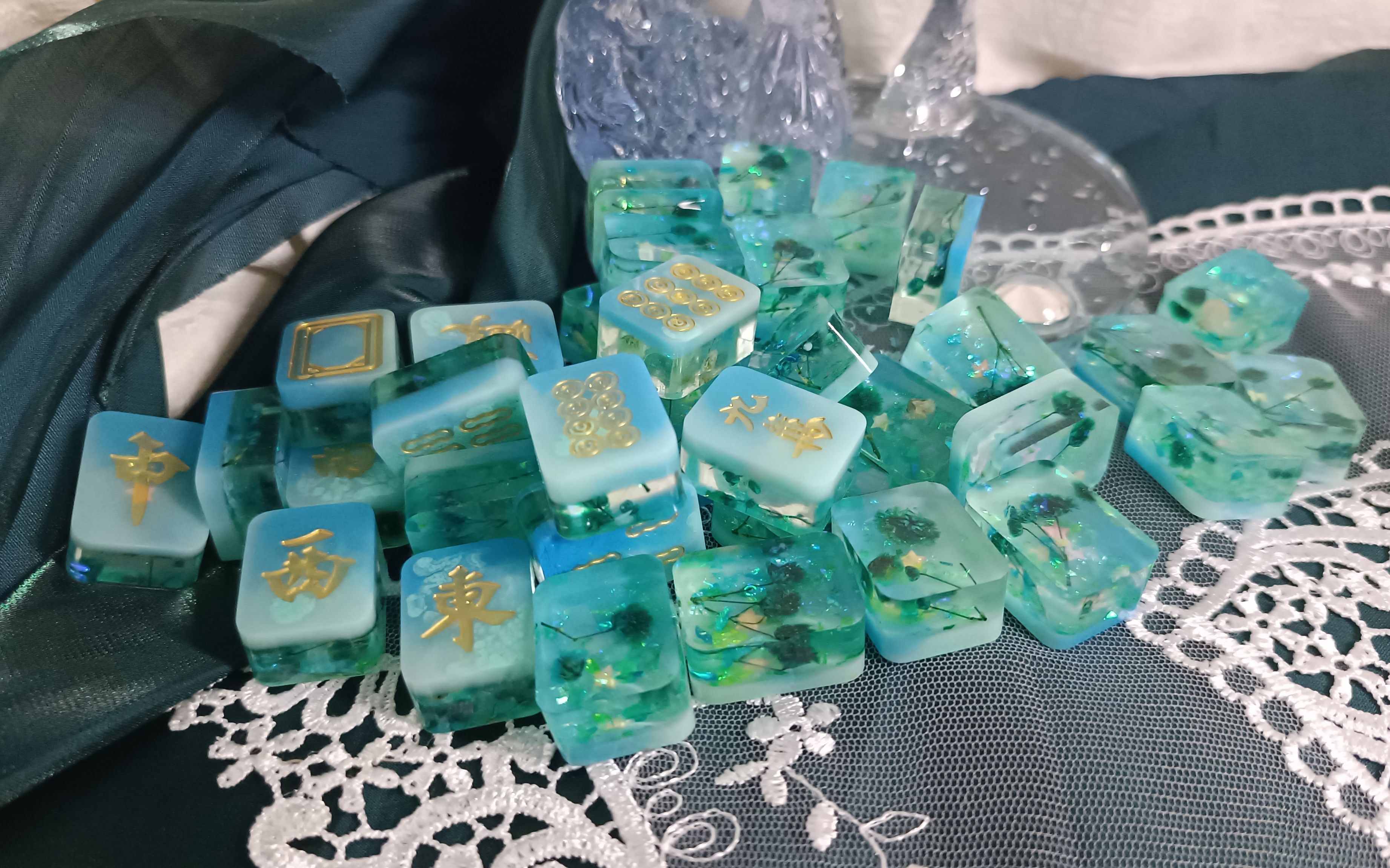 活动  【小岩鹿】麻将滴胶成品展示