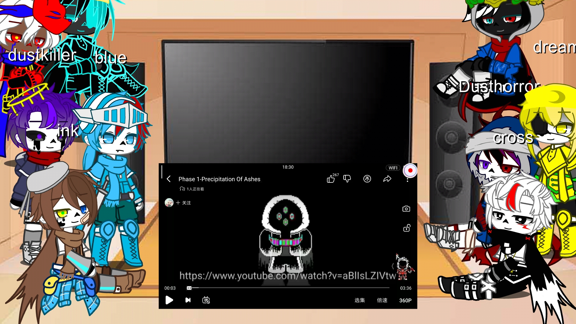 sans au react to dustdust mtt [1/4]_哔哩哔哩bilibili_传说之下