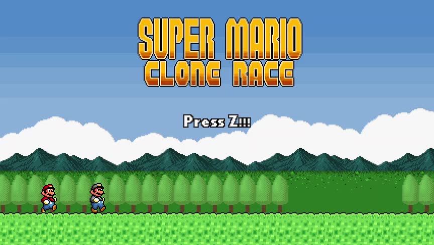 [图]马里奥和路易吉赛跑，你这是在为难我马里奥？！Super Mario - Clone Race