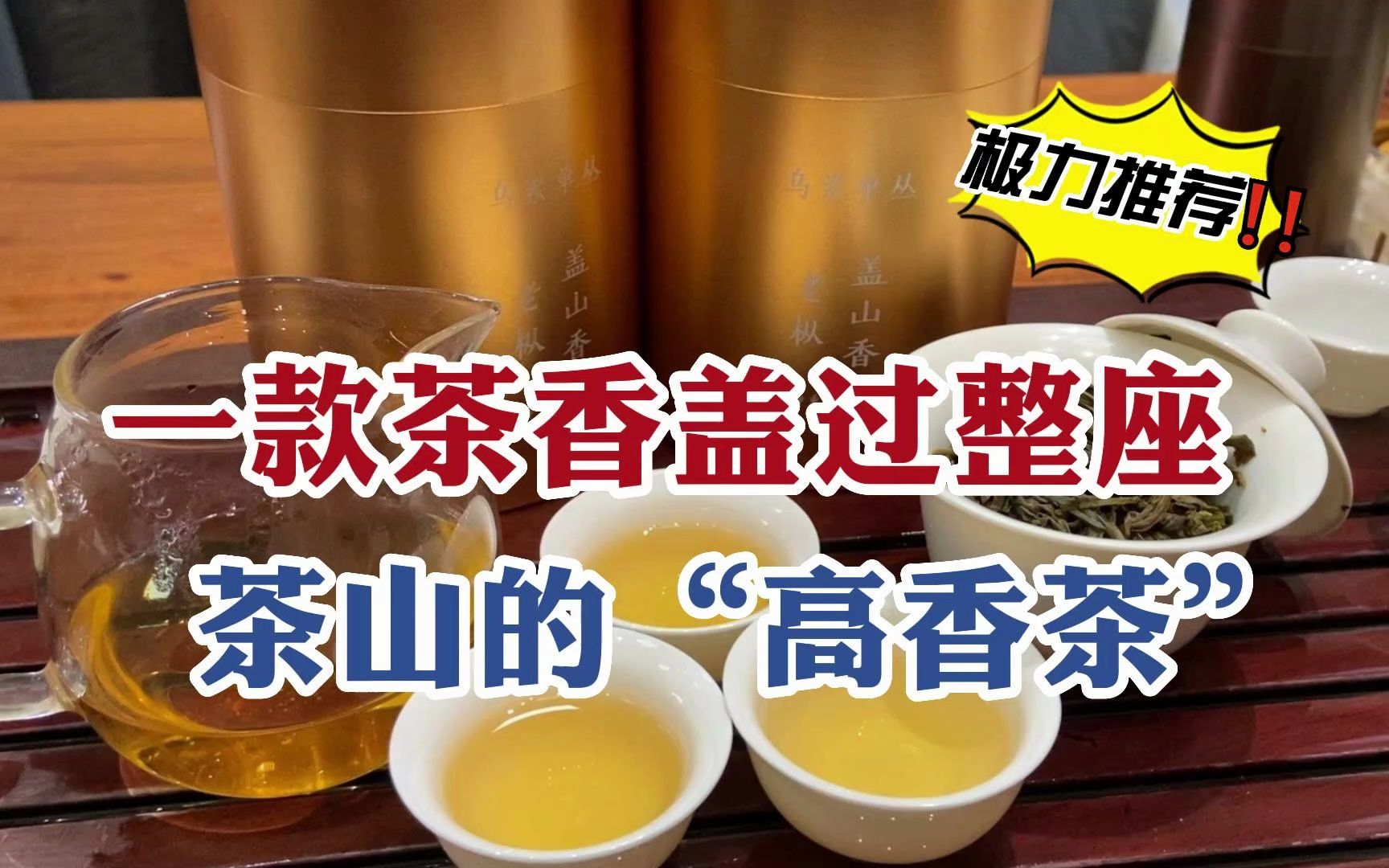 极力推荐:一款茶香盖过整座茶山的“高香茶”,绝无添加剂!哔哩哔哩bilibili