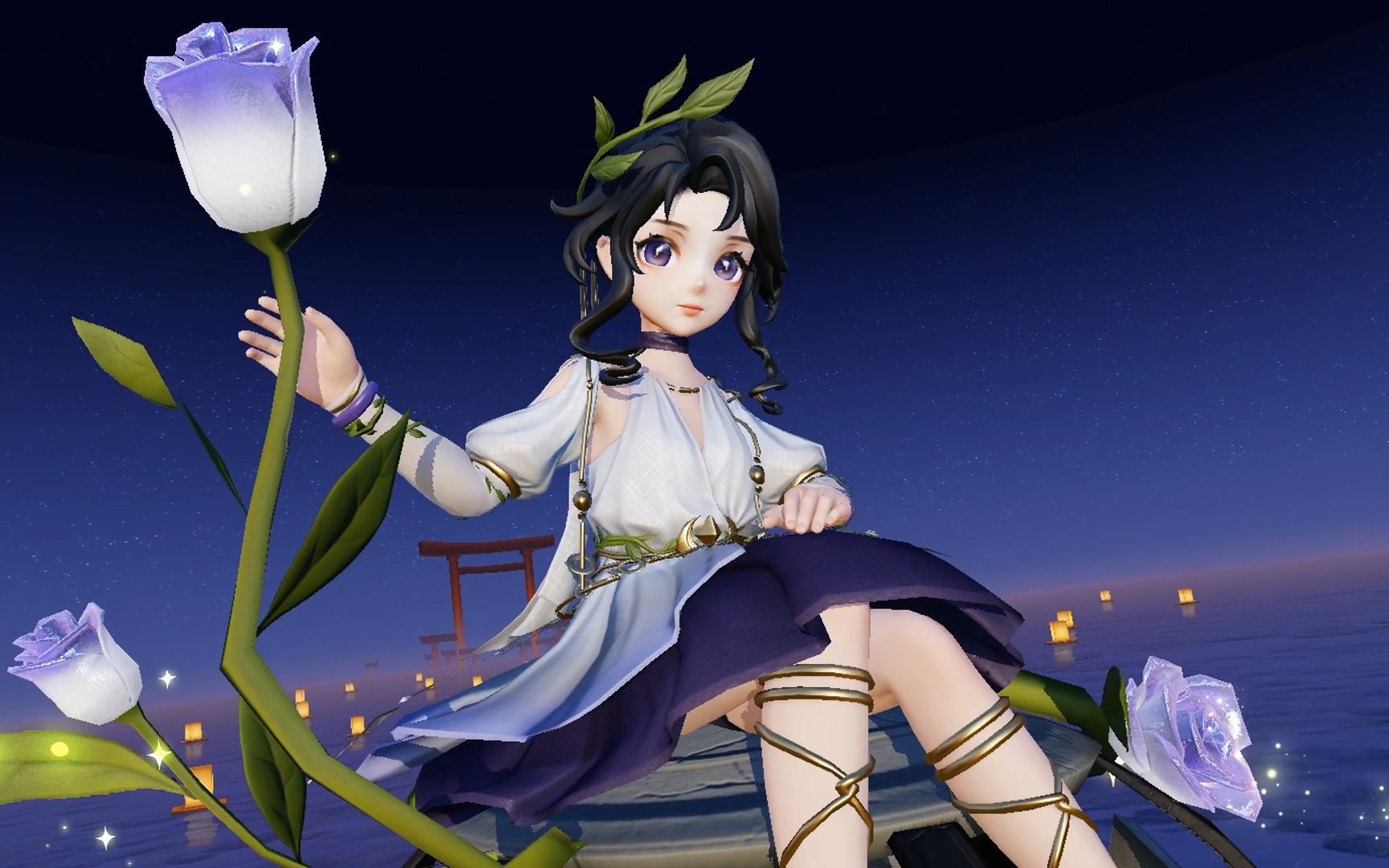 【皮肤展示】天井下全新赛季皮肤「残泉苔绿」