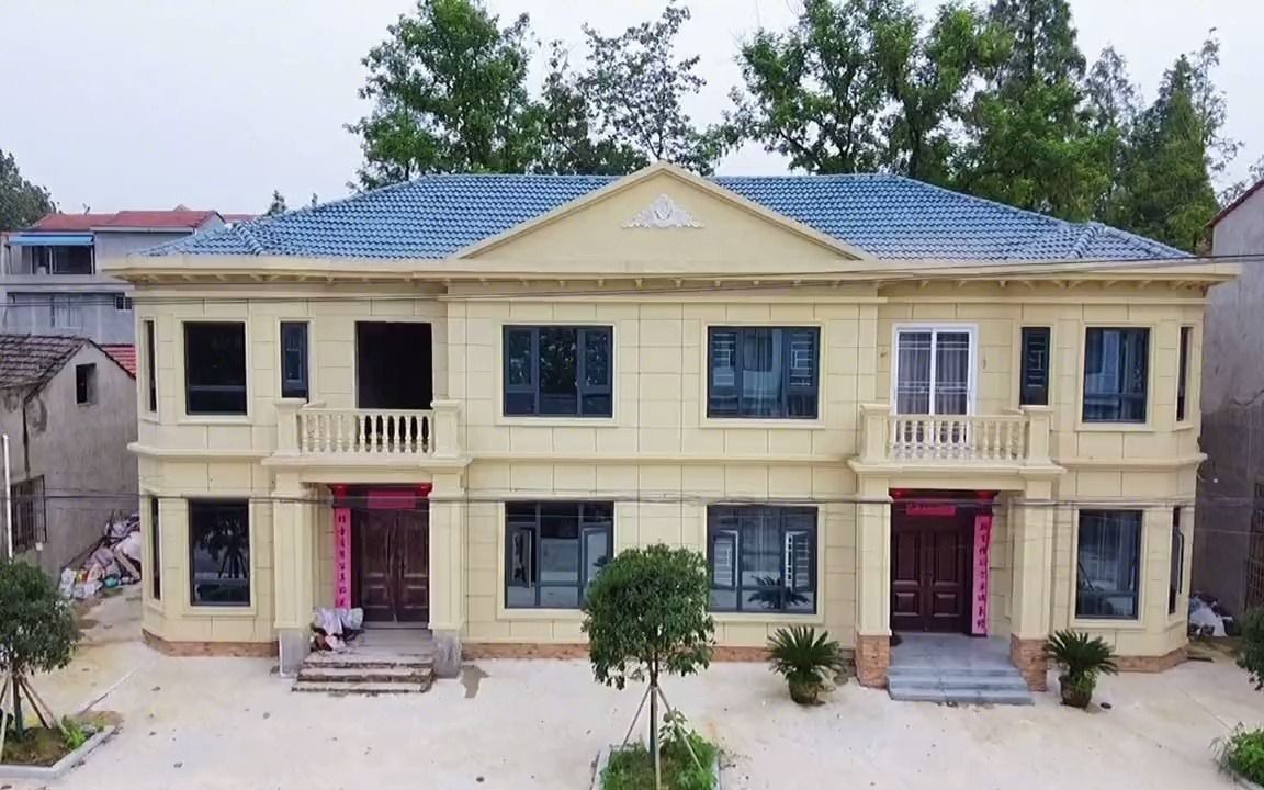 湖北监利两兄弟合伙,花80万建了栋双拼农村别墅,是对还是错?