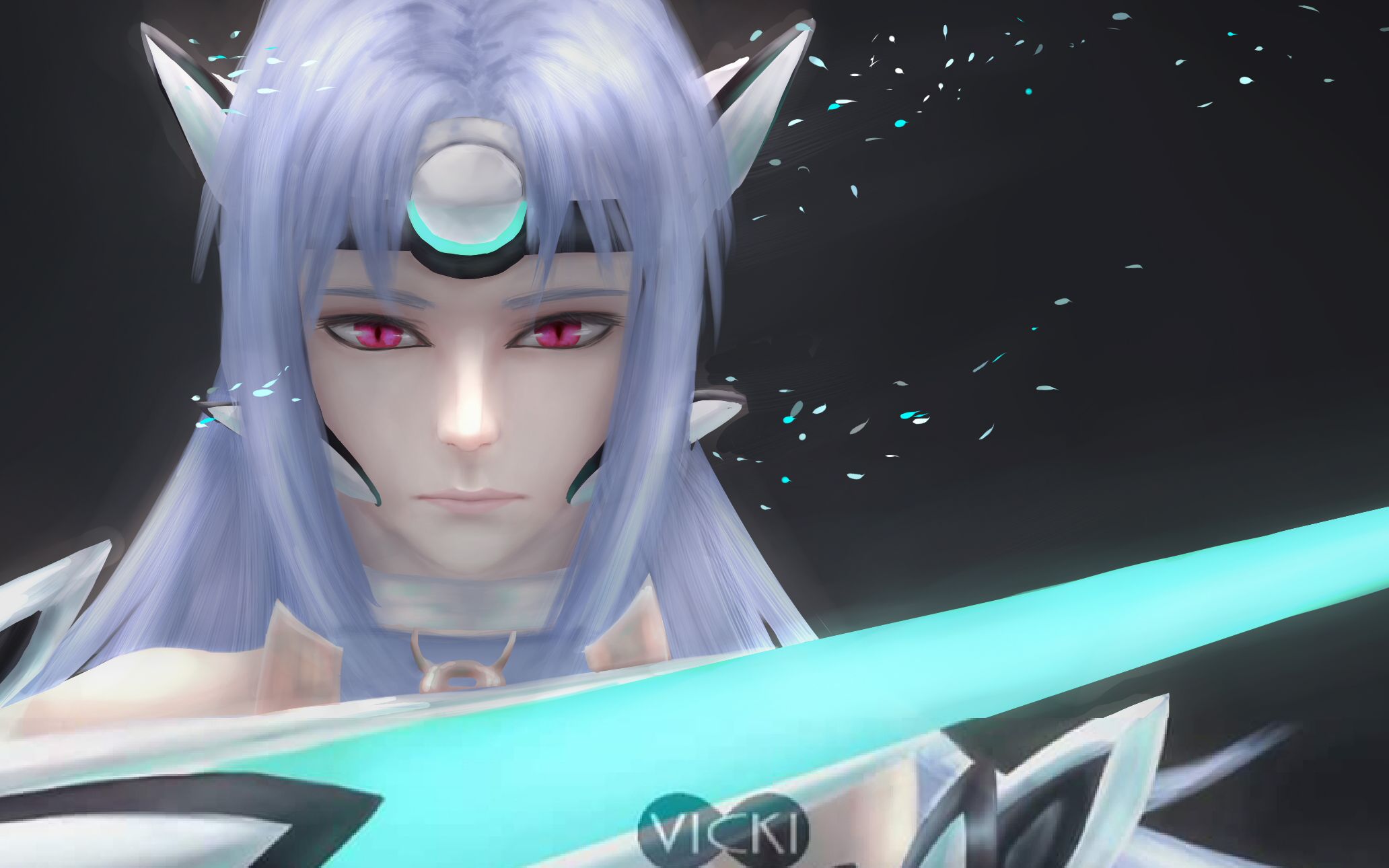 [sai 板绘过程] 异度传说 xenosaga - kosmos_哔哩哔哩 (゜-゜)つロ