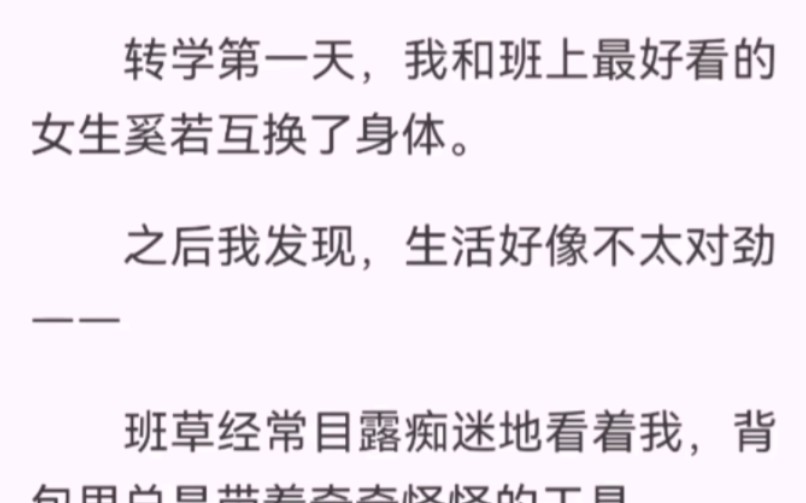 转学第一天,我和班上最好看的女生奚若互换了身体.之后我发现,生活好像不太对劲——班草经常目露痴迷地看着我,背包里总是带着奇奇怪怪的工具....