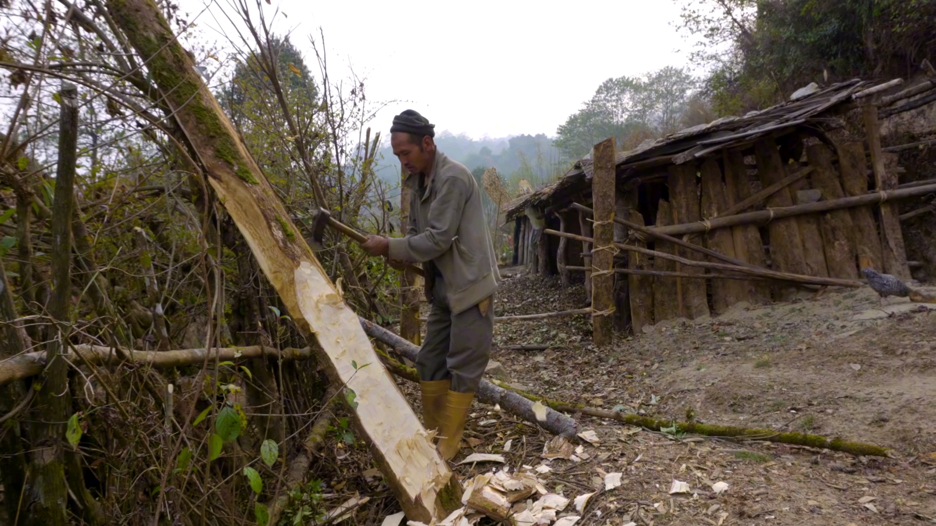 尼泊尔山区农村生活图片