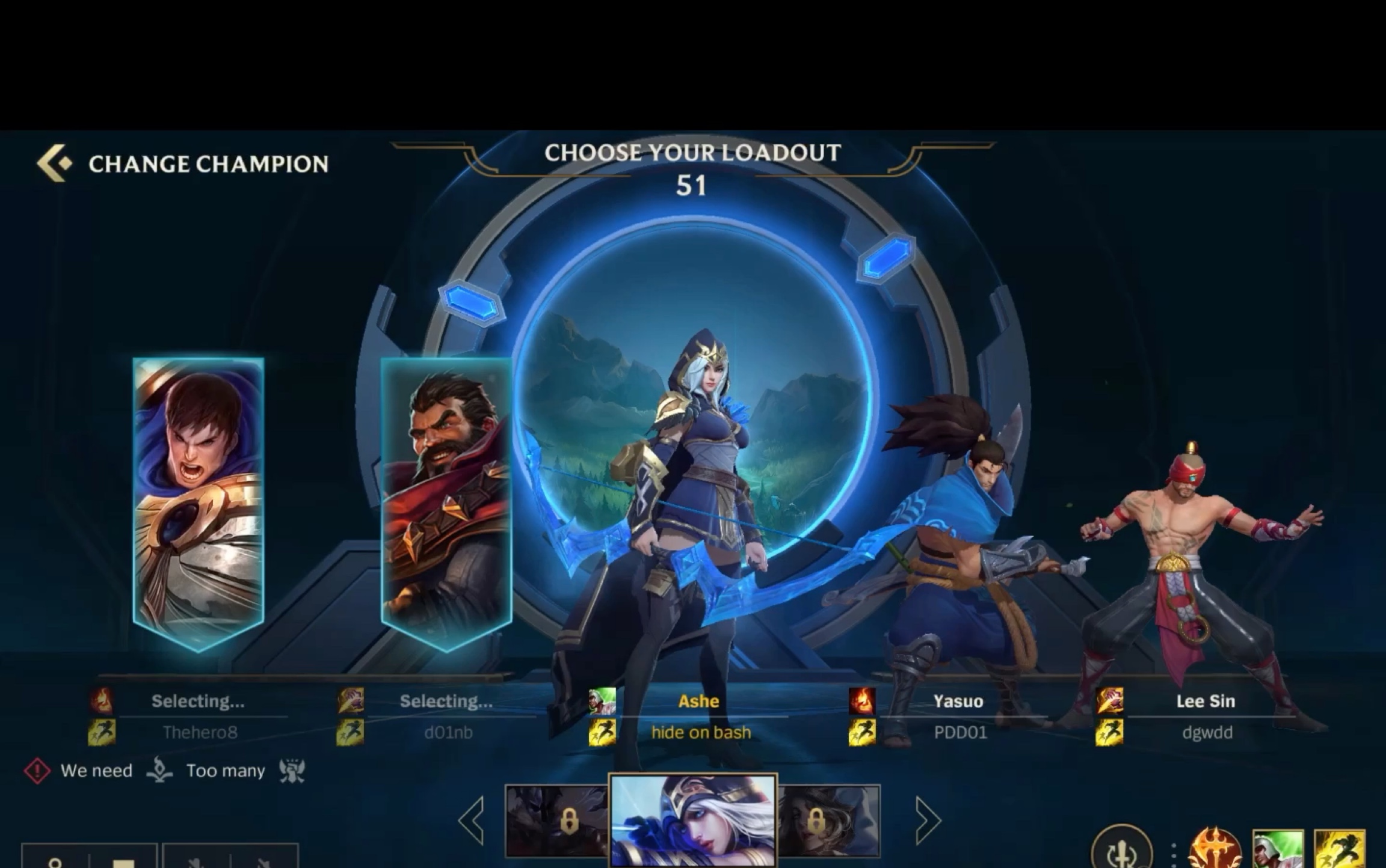 lol英雄联盟手游 青铜寒冰射手乱杀