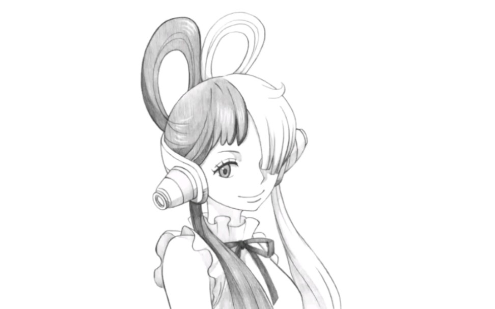 如何画美音/航海王剧场版:红发歌姬/美音/画画教学