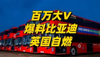 百万大V爆料，比亚迪大巴在英国自燃