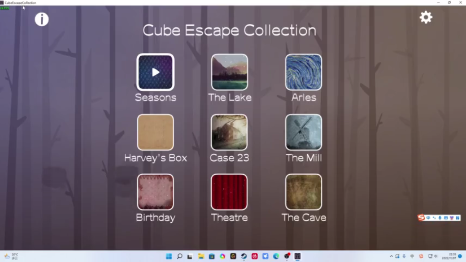 [图]逃离方块合集（Cube Escape Collection）全流程实况：四季