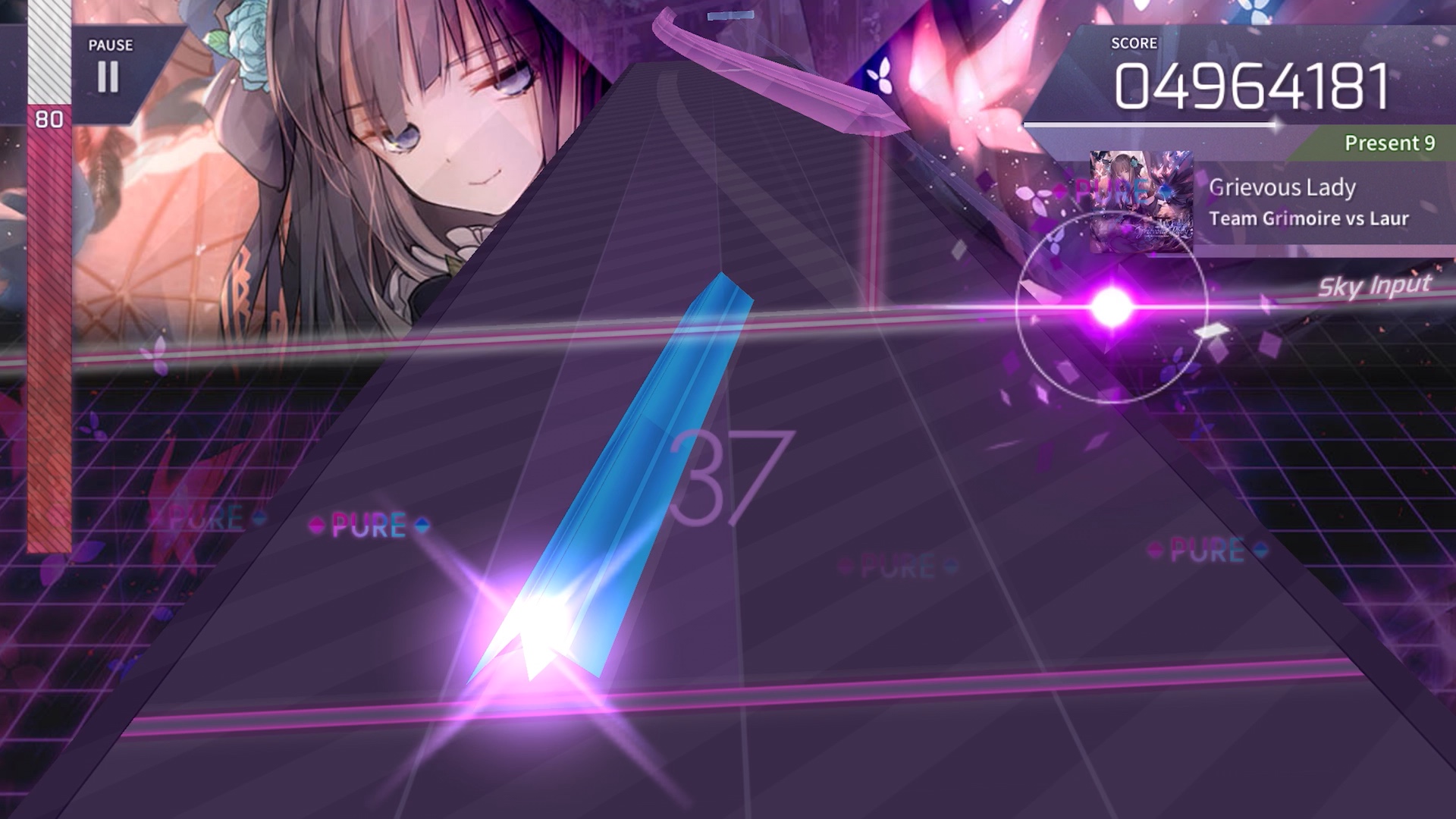 【arcaea】grievous lady(prs) 977w(更好的没录上)