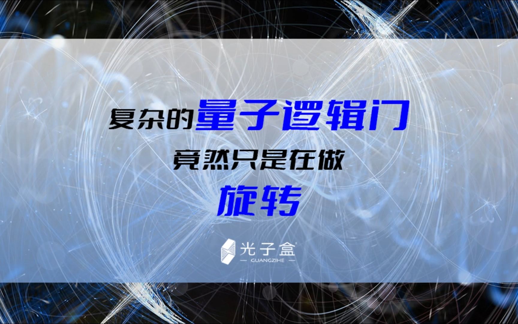 [图]复杂的量子逻辑门，竟然只是在做旋转