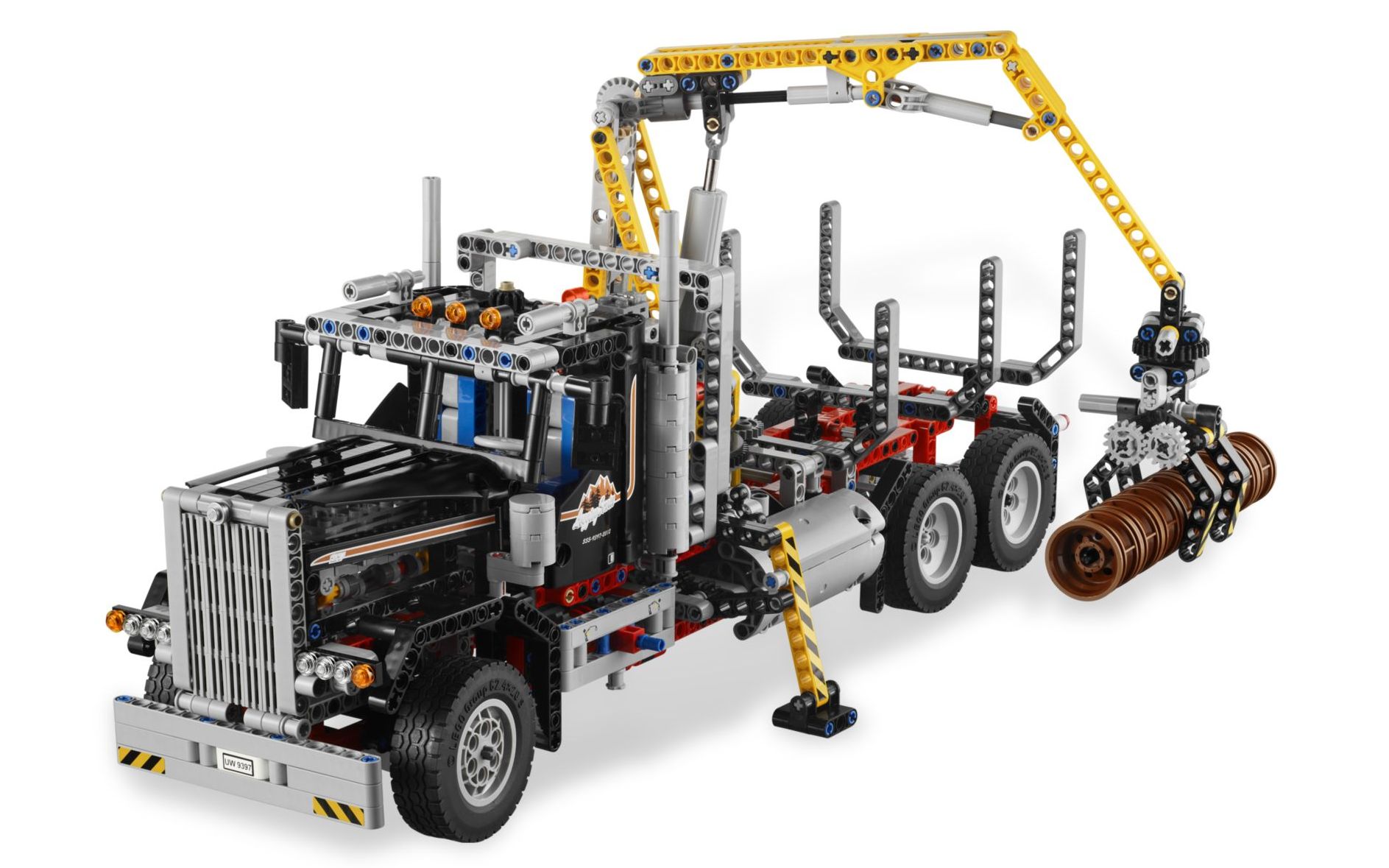 乐高lego 9397 科技机械组 伐木工程车 2012速拼评测_哔哩哔哩 (゜-゜