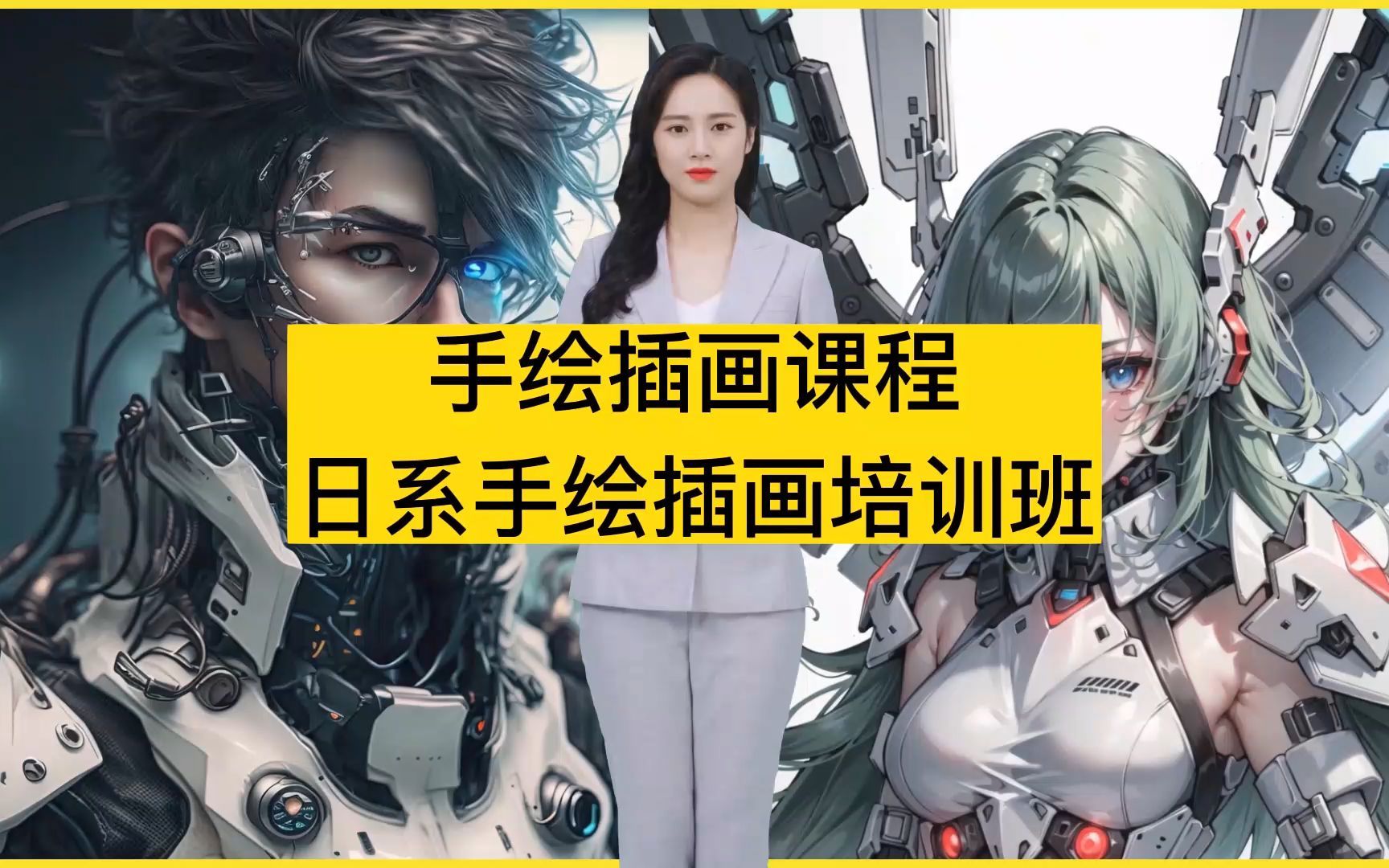 手绘插画课程,日系手绘插画培训班