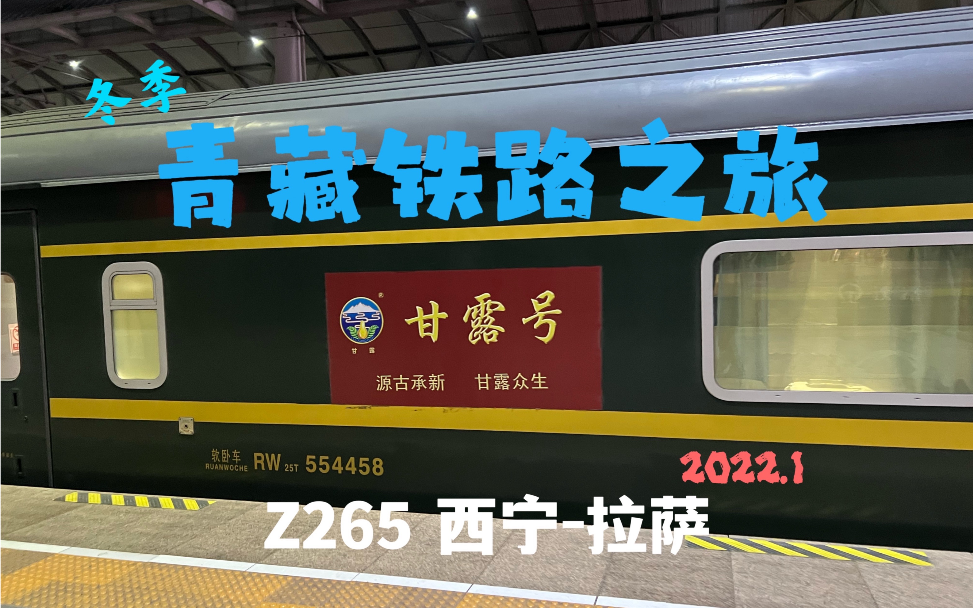 冬季青藏铁路之旅 西宁拉萨 Z265哔哩哔哩bilibili