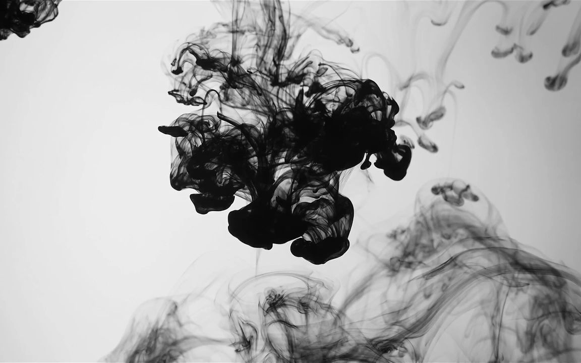 古典中国风水墨粒子烟雾下落led大屏幕舞台背景素材演艺视频后期制作