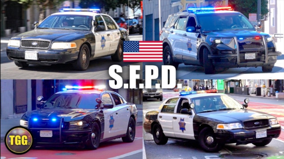 【SFPD】旧金山警车出警响应和巡逻!哔哩哔哩bilibili