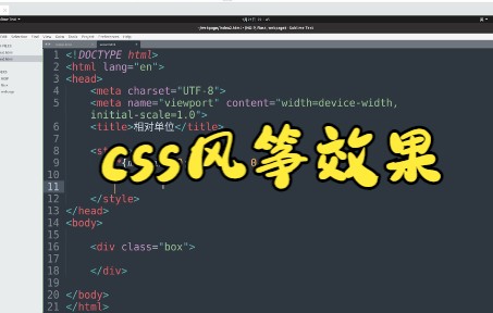 web前端开发,css相对单位和风筝效果哔哩哔哩bilibili