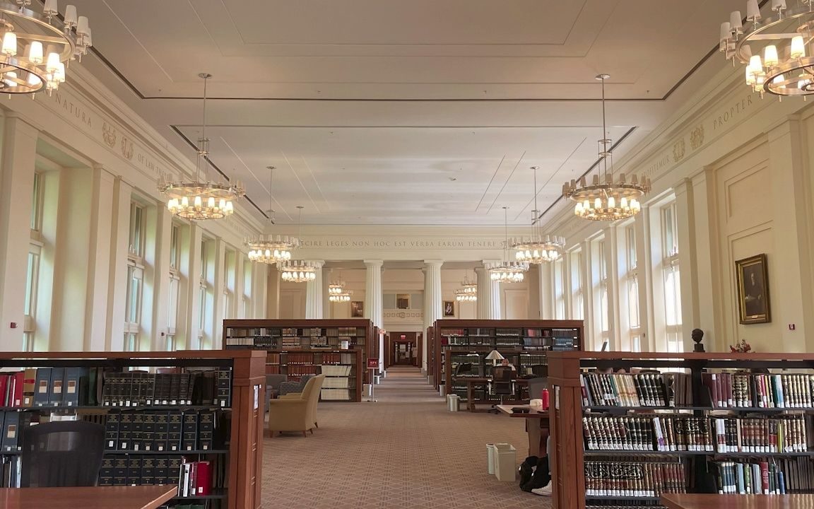 哈佛法学院图书馆白噪音