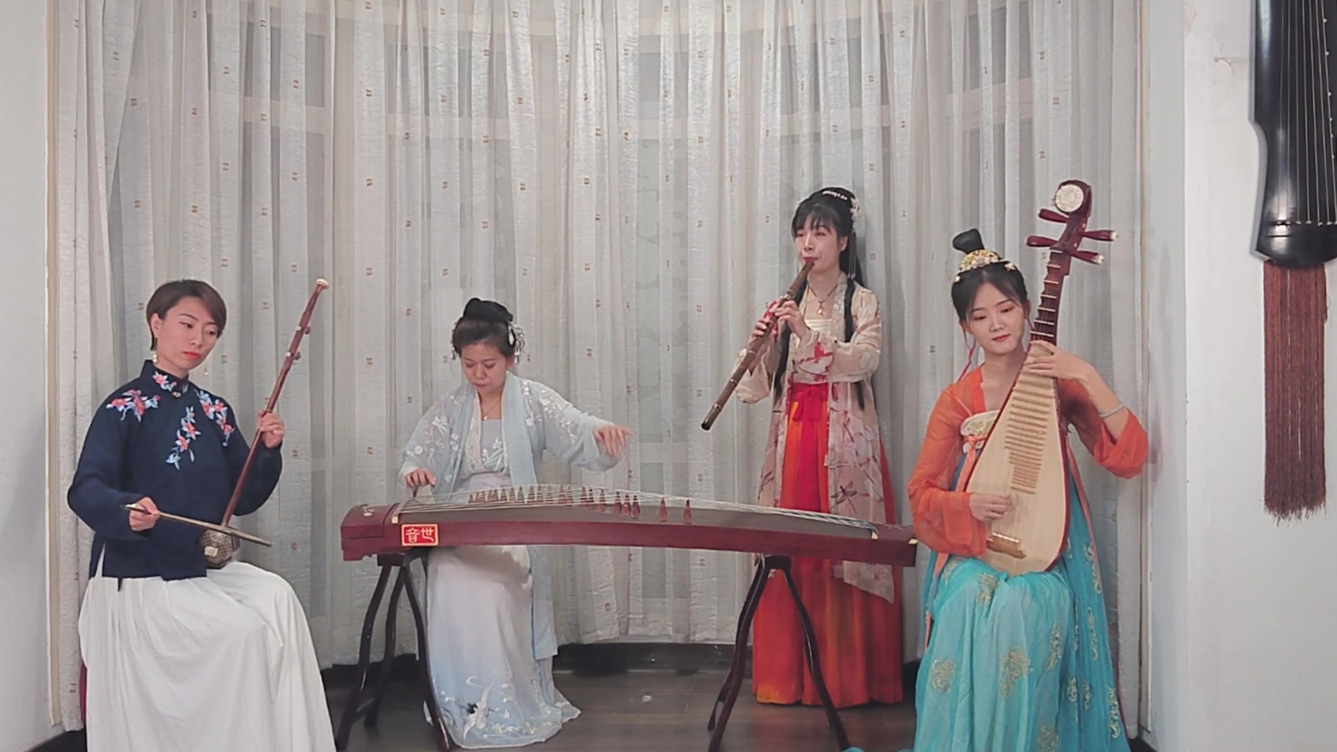 洞箫二胡琵琶古筝合奏《红颜劫》