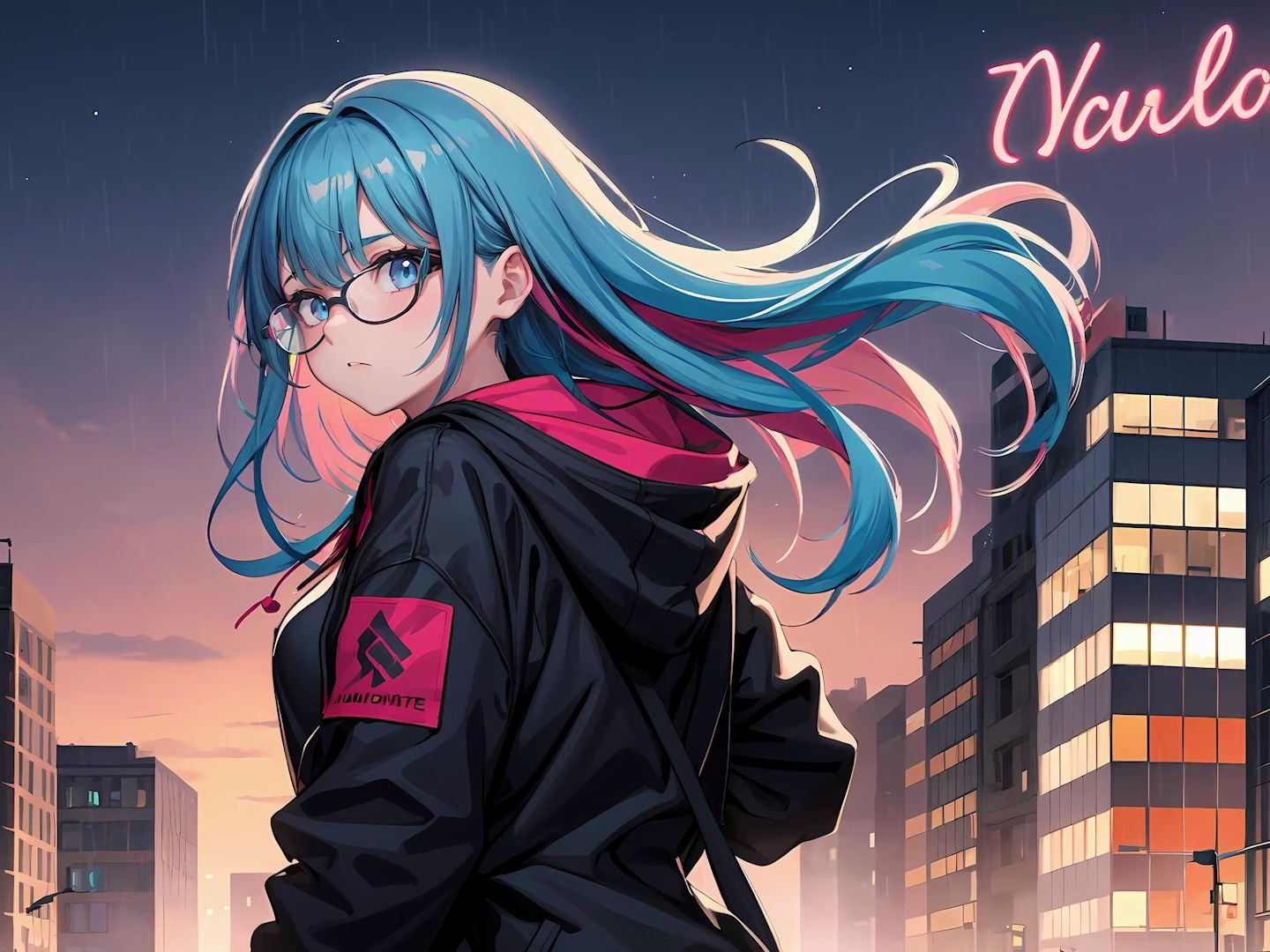 city nights with your waifu 80 s synthwave music - synthpop