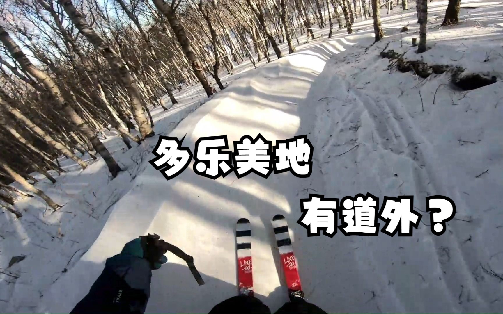 没道外也要强行道外:第一视角探索多乐美地雪季的山地车林道!哔哩哔哩bilibili