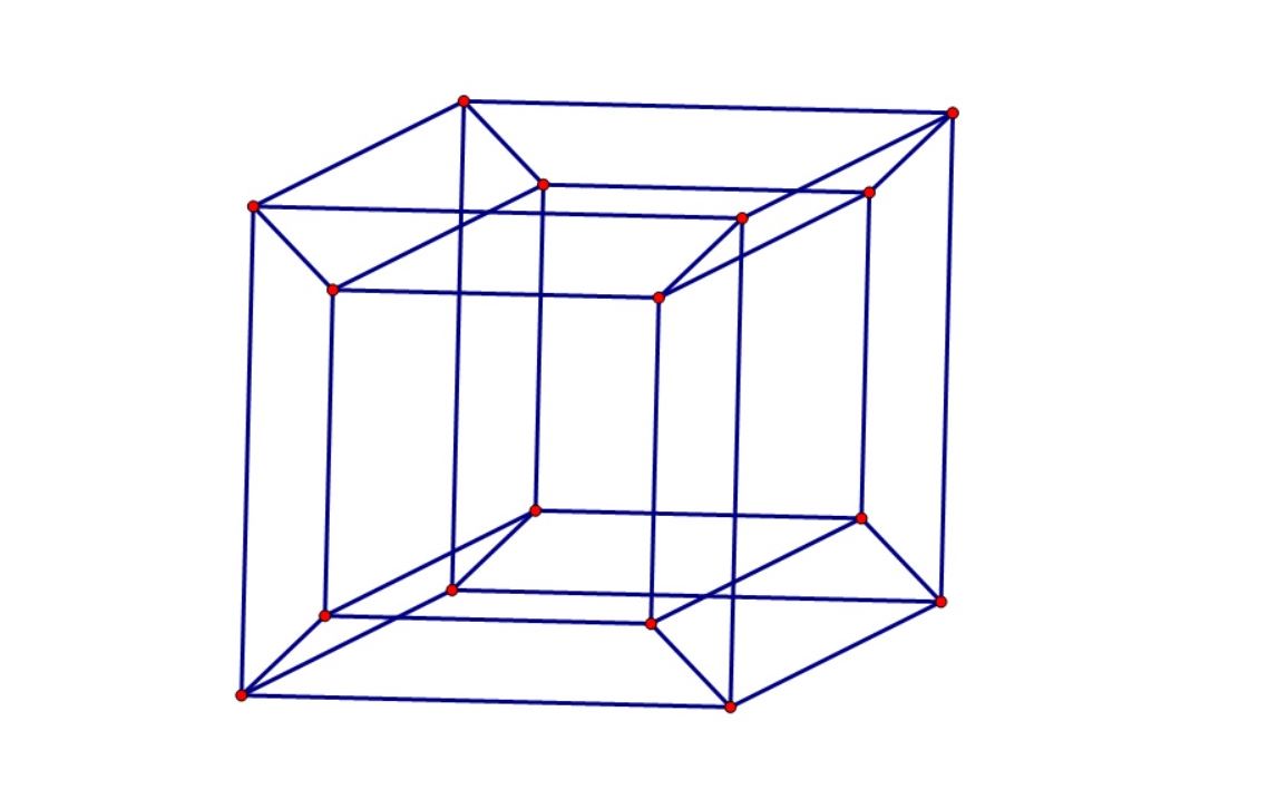 [图]【小明】四维和五维超立方体的展示（密恐）