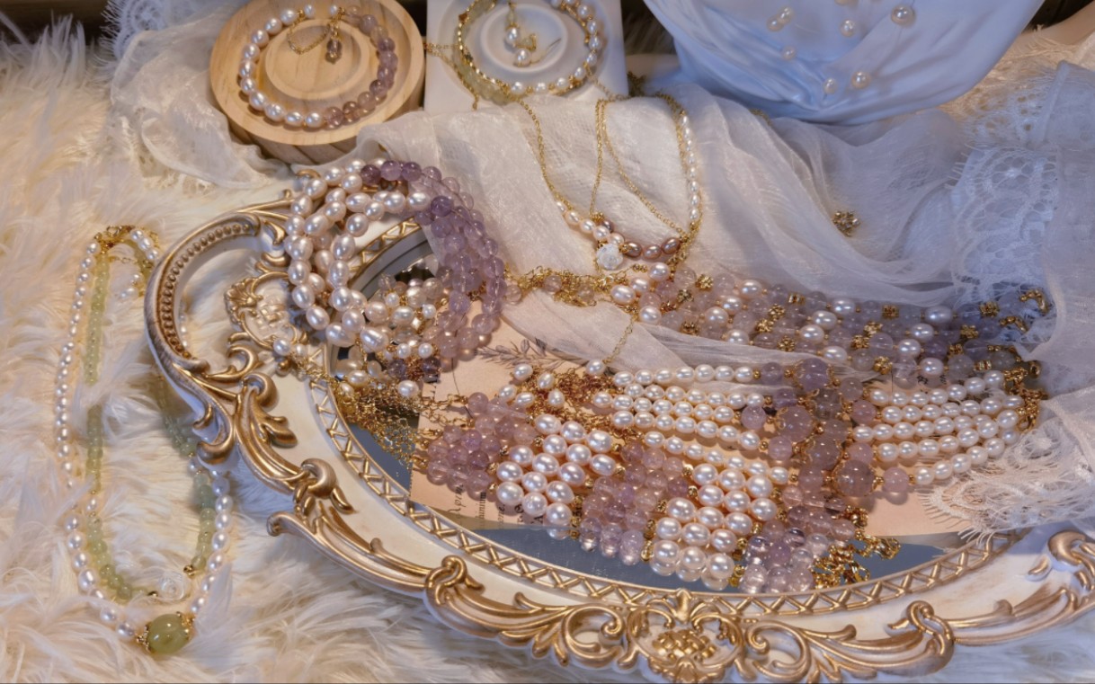 天然石淡水珍珠饰品上新 鲛人泪项链付邮送/另有超值盲盒限时返场