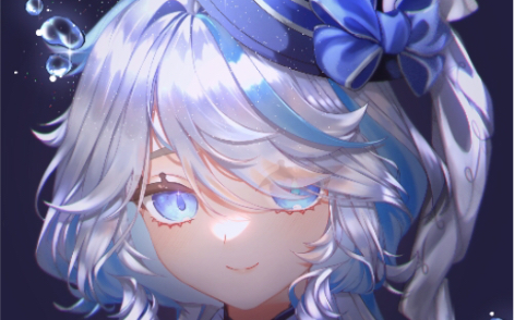 她叫芙宁娜,她很可爱