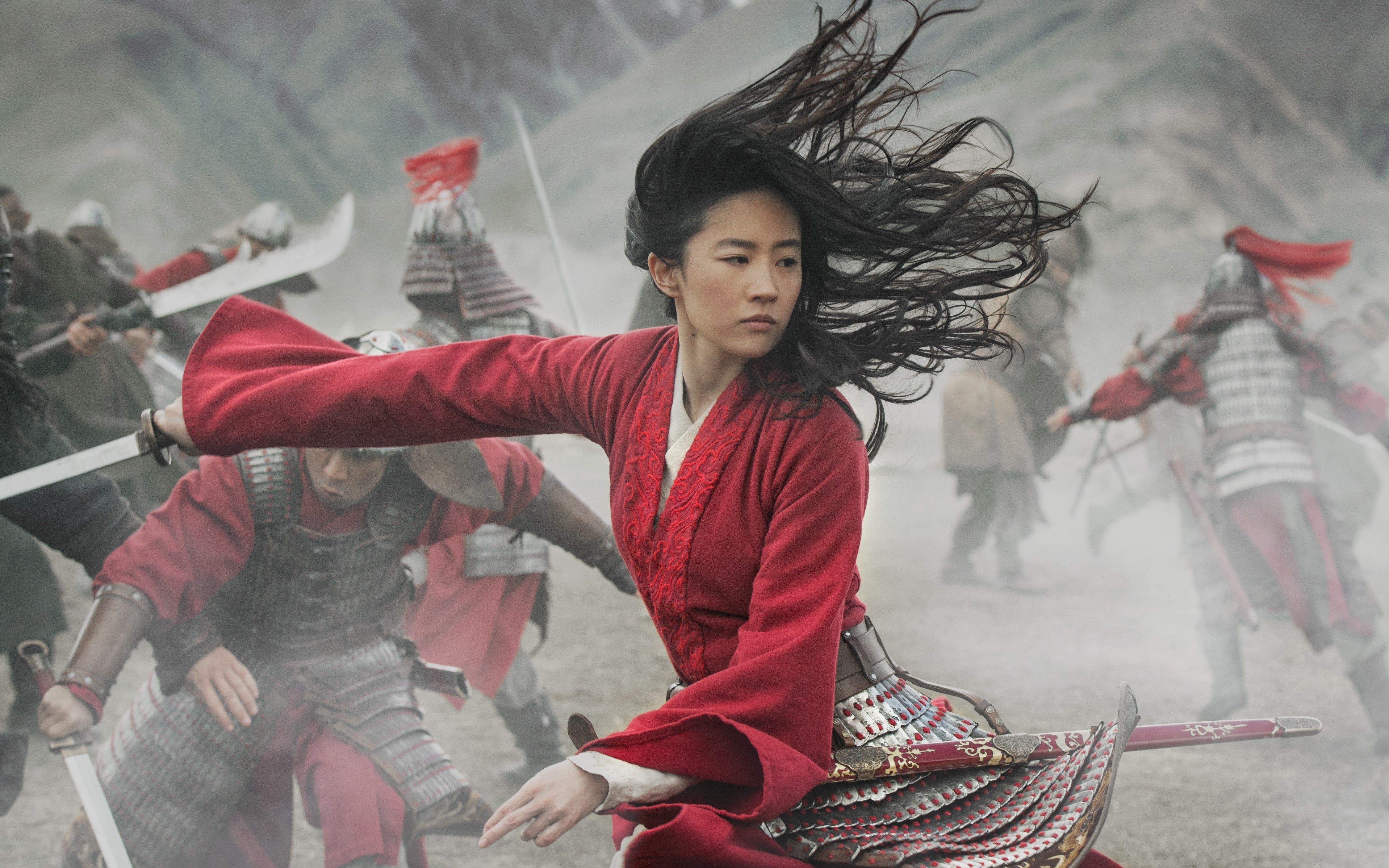 神仙姐姐刘亦菲版花木兰在战场杀敌拍摄揭秘,简直又美又飒