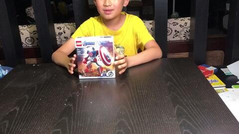 小学生日常Lego 76168 Captain America Mech Armour_哔哩哔哩_bilibili