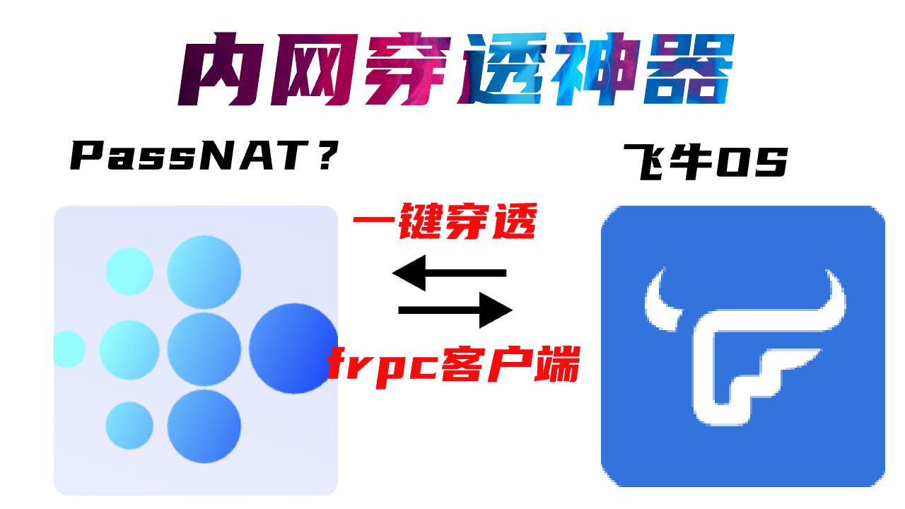 NAS玩家必备!0延迟超丝滑大宽带frp内网穿透神器PassNAT哔哩哔哩bilibili