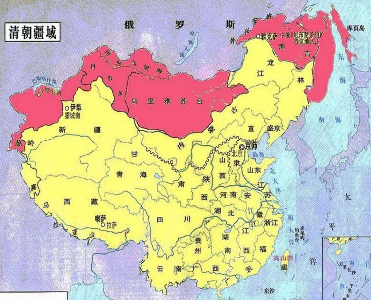 清朝国土面积超过1100万平方公里,与我们擦肩而过的150万去哪了哔哩哔哩bilibili