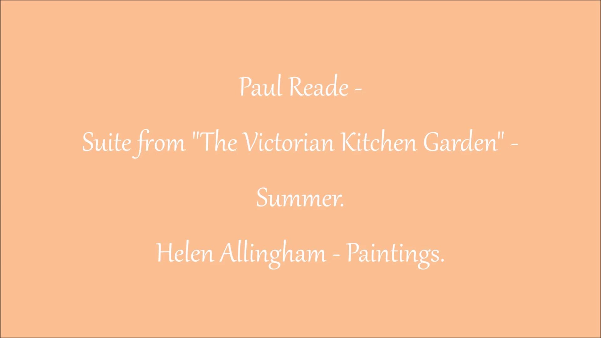 [图]The Victorian Kitchen Garden Suite _ Summer.