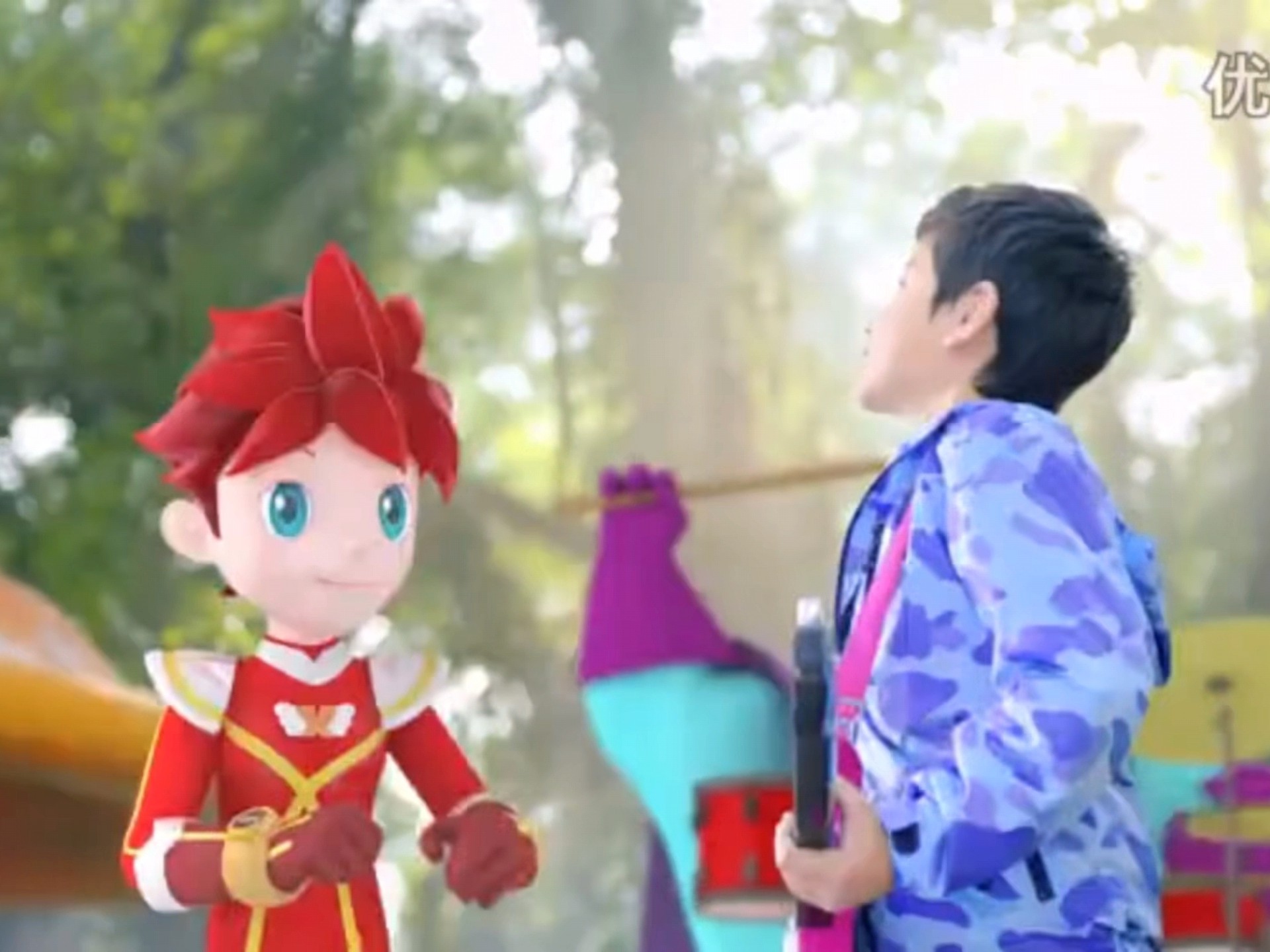 特步儿童2015年央视少儿的广告